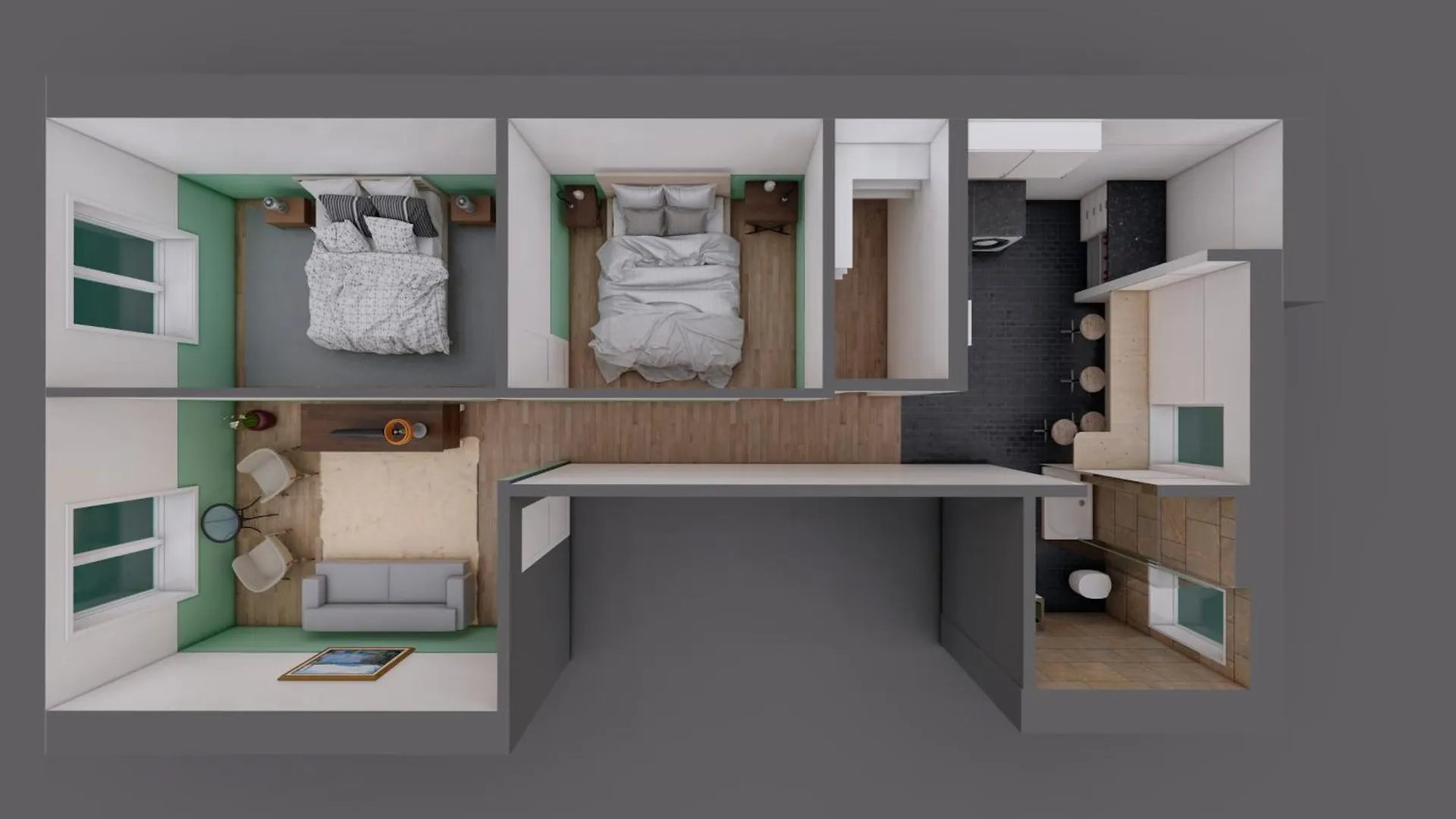 Downtown Flat With Design And Comfort At Downtown Lissabon Apartment